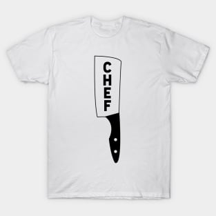 Chef Knife Funny Cooking Tee Shirt T-Shirt